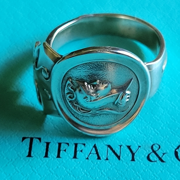 1863 Tiffany & Company Spartan Spoon Ring in Sterling Silver #73 - Picture 10 of 16